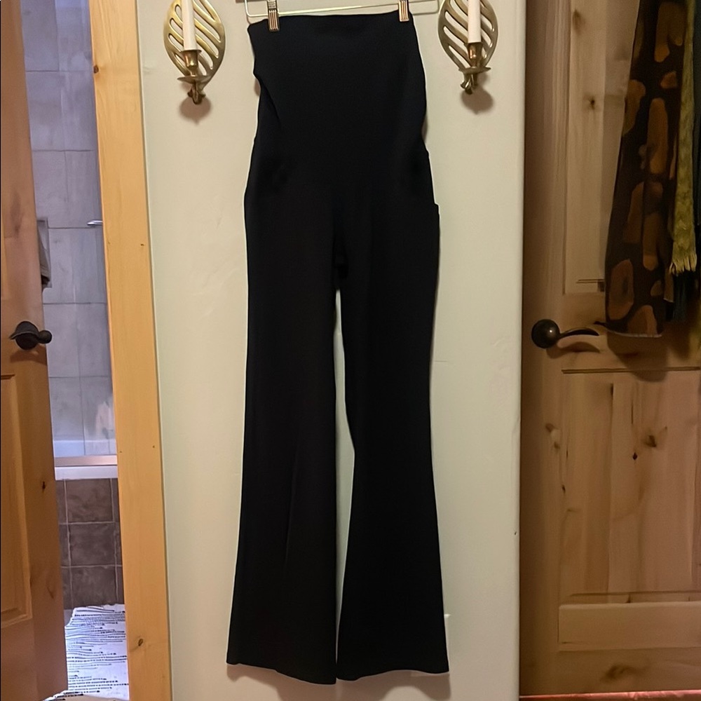 Black Women's Maternity Pants - Picture 2 of 3